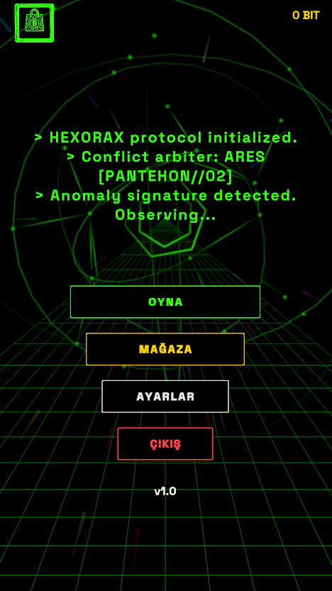 HEXORAX gameplay 1